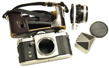 Miranda "D" 35mm body with a 5cm f1.9 bayonet lens w/ 1/2 case  cap. 2.