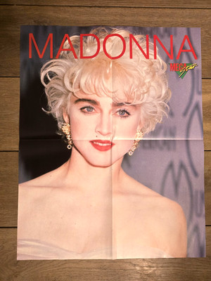 Madonna  /Loudness - Very rare poster from Finland- 46 x 58 cm - Finland 1987