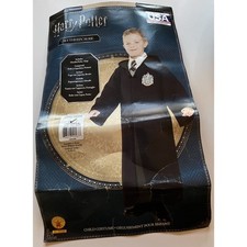 Harry Potter Slytherin Robe Halloween Costume. Child s Size L 12-14 . EUC