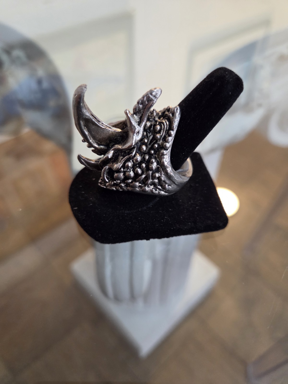 Alex Ross statement silver ring  artistic large s… - image 1