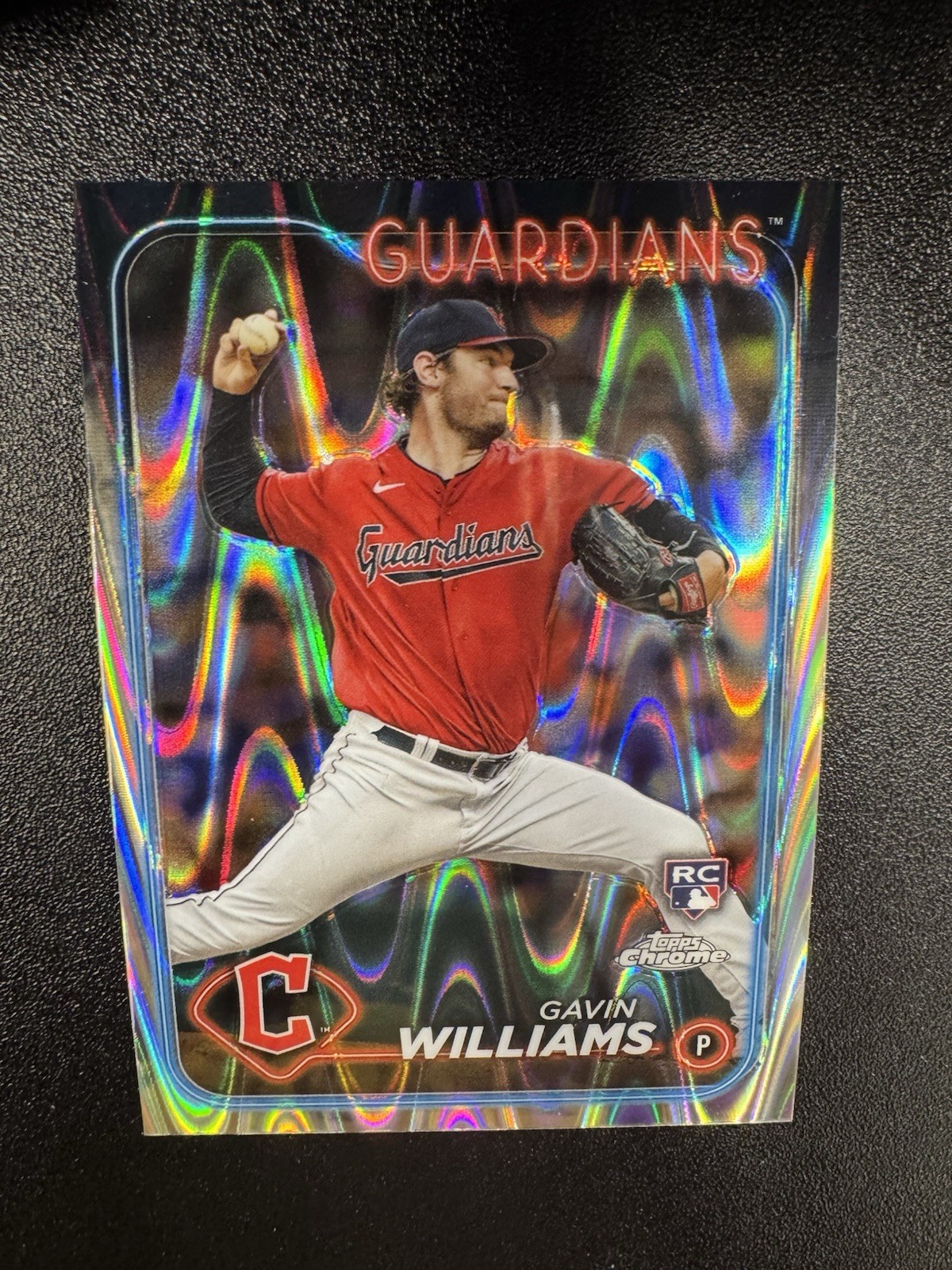 2024 Topps Chrome - Gavin Williams #15 RayWave Refractor (RC)