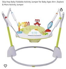 Skip Hop Baby Activity Play Bouncer for Baby Ages 4m jumpers