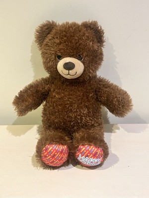 Build A Bear Happy Birthday weiches Plüschtier 2019 guter Zustand