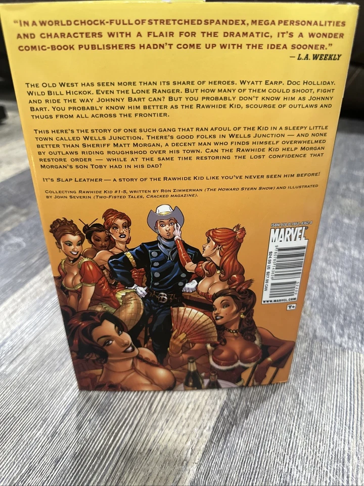 RAWHIDE KID - Cuero Slap - Tapa Dura Marvel - Zimmerman Severin Foto 2 de 2