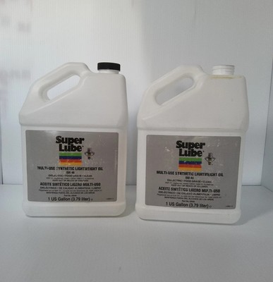 2- Super Lube Multi-Use Synthetic Lightweight Oil ISO 46 Food Grade Two- 1 Gal