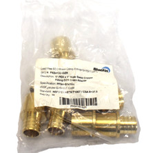 Bluefin 1" Pex x 1" Male NPT Threaded Adapters Brass Fittings No Lead Lot of 8