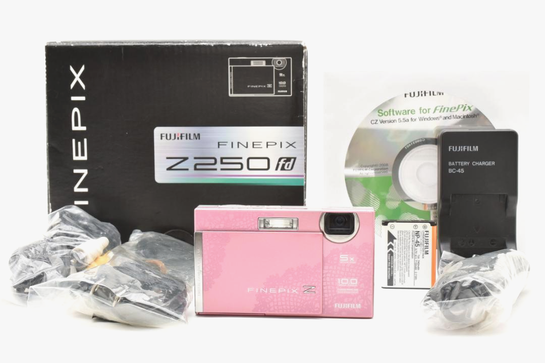 FUJIFILM FinePix Z250fd Pink Digital Camera Tested w/ Box