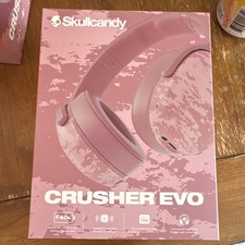 Skullcandy Crusher Evo Wireless Bluetooth Over-Ear Mic Pink S6EVW-S983