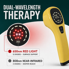Handheld Cold Laser Therapy For Muscle Joint Pain 650nm 808nm