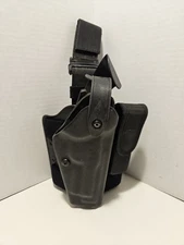 Safariland 6005-73 BER-92 Drop Leg Holster Black With Added Mag Holder