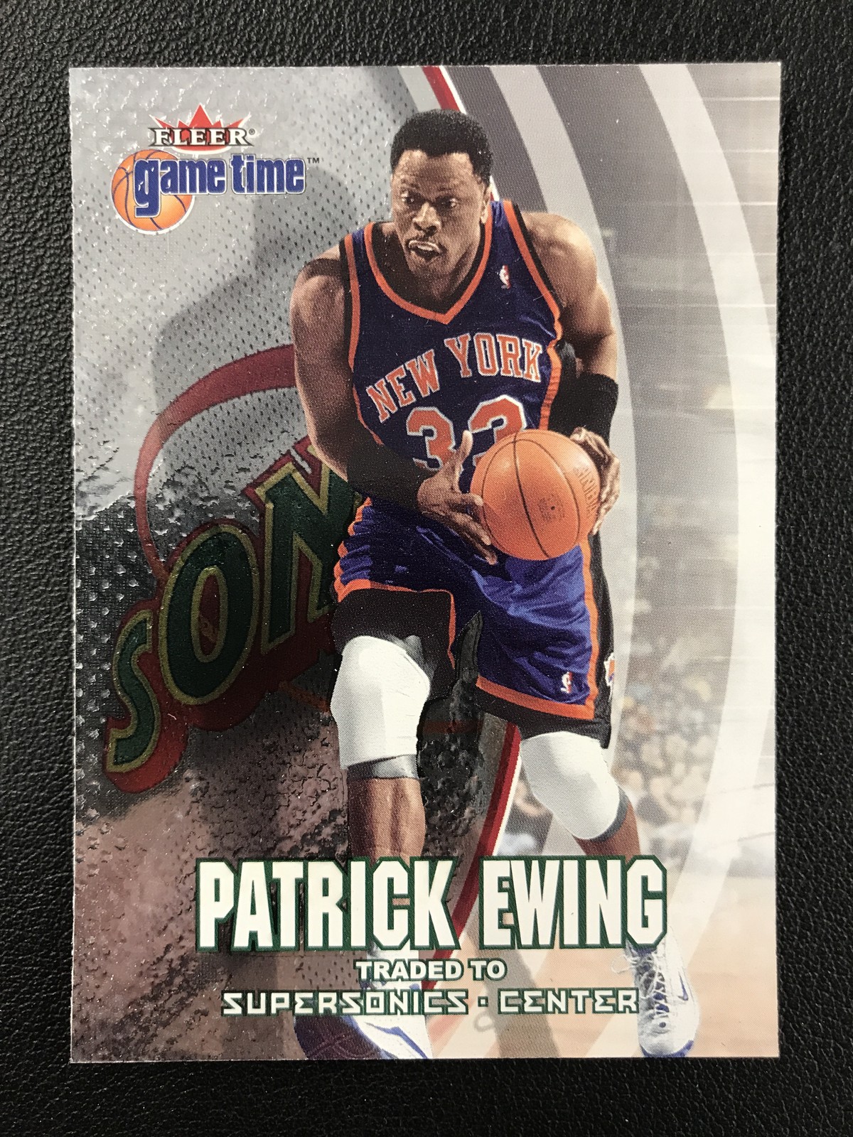 2000-01 Fleer Game Time #14 Patrick Ewing Seattle SuperSonics
