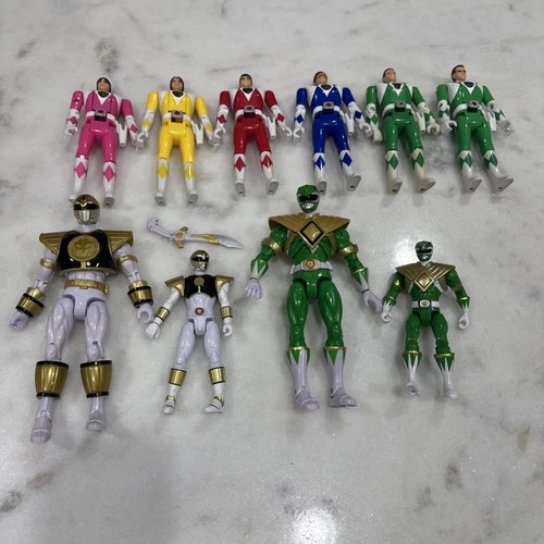 Vintage Mighty Morphin Power Rangers Figure Lot - 10 figures