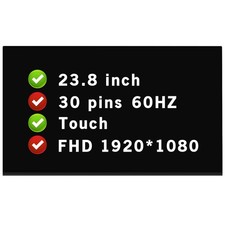 23.8" LCD Screen Display for HP 24-F 24-F0024 LM238WF5 SSA1 A2 Touch Replacement