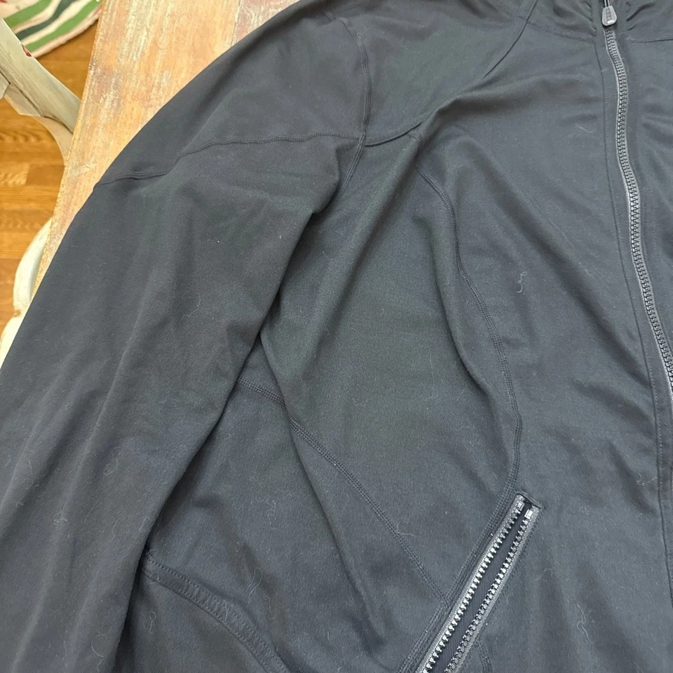 Women's Zella Black Full-Zip Active Jacket 3X - Image 3 of 4