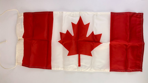 Canadian Flag 15x30 in John Leckie Vintage Made in Canada Flag JJ073