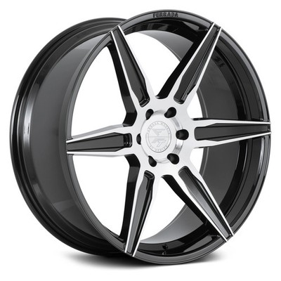 Ferrada FT2 Wheel 22x10.5 (45, 5x130, 84.1) Black Single Rim