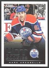 2013-14 Score #606 Mark Arcobello Hot Rookies