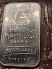 .999 Fine Silver Bar 1 oz -Englehard