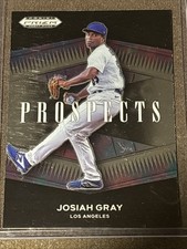 2021 Panini Prizm Draft Picks - Prospects Josiah Gray #P-JO Silver Prizm (RC)