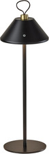 Cordless Touch Table Lamp with 3-Level Dimmer  Rechargeable Battery, Black