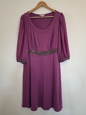 Pepperberry Y2K embellished Party Dress  With Sleeves Size 14 Really Super Curvy