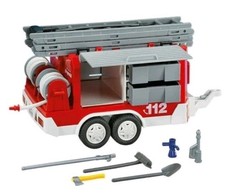 Playmobil 7485 Feuerwehr-Anhänger City Action Feuerwehr Anhänger Löschfahrzeug