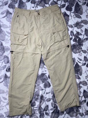 L.L. Bean Cargo Pants Men's XL Reg Convertible 100% Nylon Supplex 0CFK5