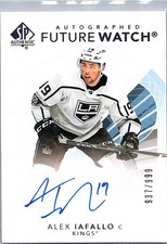 2017-18 SP Authentic #192 Alex Iafallo #/999