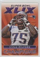 2015 Panini Super Bowl XLIX Promo Pack Champions Vince Wilfork #11 0h1