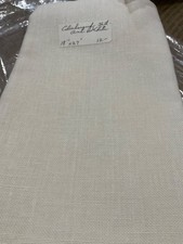 Edinburgh 36 count Linen Cross Stitch Embroidery Antique White 18" x 27"