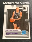 2022 Panini Donruss Basketball Press Proof Purple Jeremy Sochan #209 PSA 9