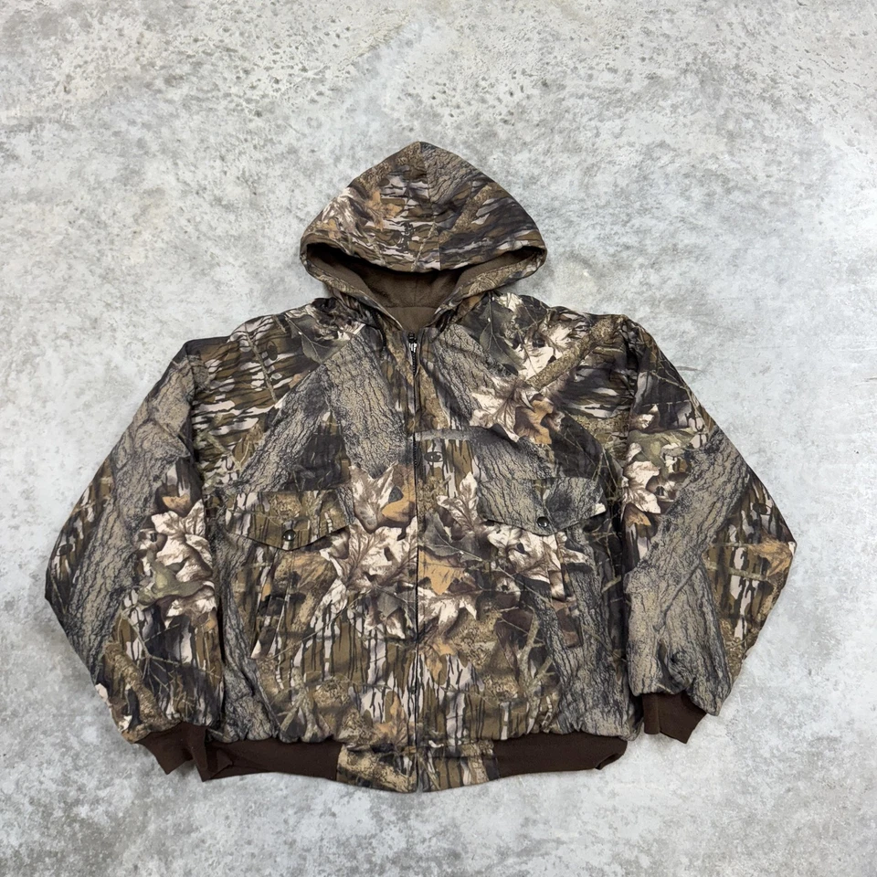 Chaqueta RedHead Para Hombre Extra Grande Camuflaje Capucha Aislada Caza Exterior Abrigo Foto 2 de 4