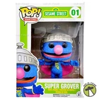 Funko Pop Television Sesame Street Super Grover 01 Vinyl Figure