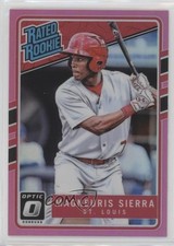 2017 Panini Donruss Optic Rated Rookies Pink Prizm Magneuris Sierra #58 1md