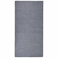Outdoor-Teppich Flachgewebe 100X200 Cm Blau