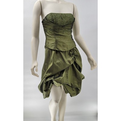 green dress pick up Vintage Zum Zum Prom 7/8 Fairy Whimsigoth Bubble Hem Skirt Winter 24