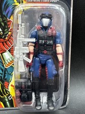 a 2007 GI Joe 25th Anniversary SILVER FOIL INFANTRY CODE NAME COBRA VIPER carded