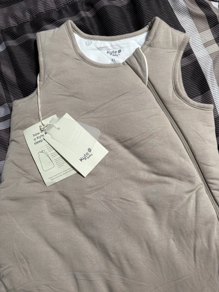 Saco de dormir Kyte bebé saco de dormir XL 2,5 TOG bambú nuevo con etiquetas Foto 3 de 4