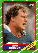 1986 Topps #146 Brad Benson