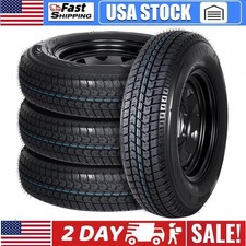 6-pack St20575d15 Trailer Tire And Wheel Assemblies Load Range C 15 Inch Rims