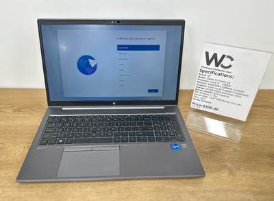 HP ZBook 15 Firefly G8, Core i7 11th Gen, 64GB DDR4,  512GB SSD, 2021, Iris Xe