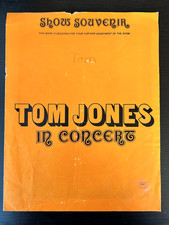 Tom Jones 1970&rsquo;s Show Souvenir Programme Tom Jones In Concert