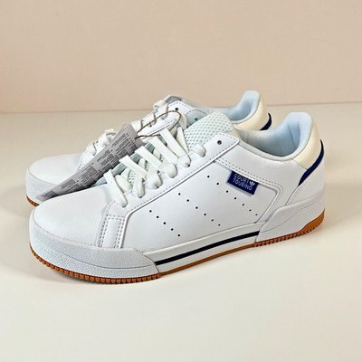 Adidas Damen Sportschuhe UK 5,5 weiß Court Tourino Gummisohle Freizeit stilvoll neu mit Etikett