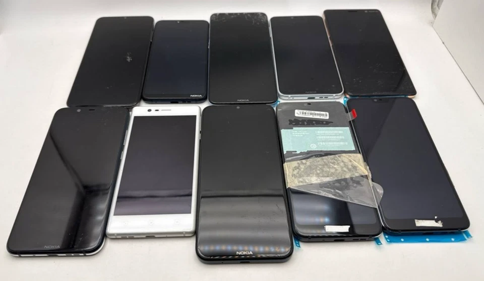 Lot of 10 Android Smartphones Nokia G21 G20 6.1 Plus 7 Plus 3 C21 Not Working - Image 3 of 4