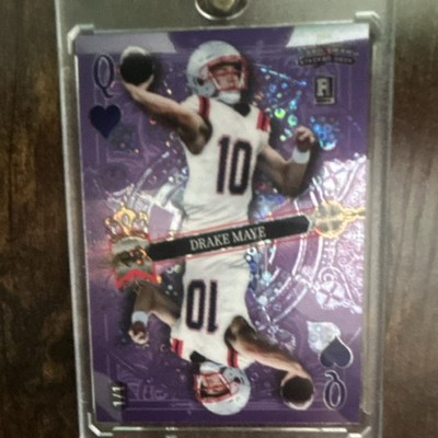 Wild Card 5 Card Draw Stacked Deck Serial Numbered /1 Q Drake Maye Print Run 14