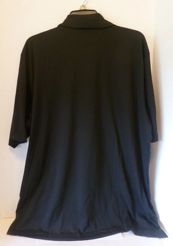 Мужская футболка-поло CORE CBS Golf с вышивкой черная 2XL - Изображение 4 из 4