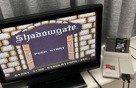NES ~ SHADOWGATE ~ Nintendo NES-3S-AUS Game Cart + Sleeve + Inst + Box Pal A
