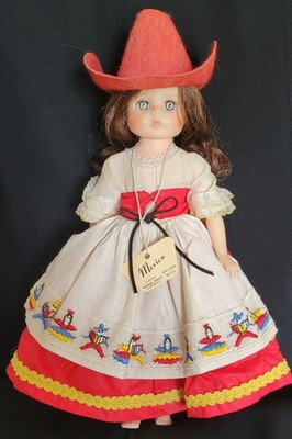 1968 Vintage Vogue Little Miss Ginny Mexico 12'' with Tag Excellent Condition