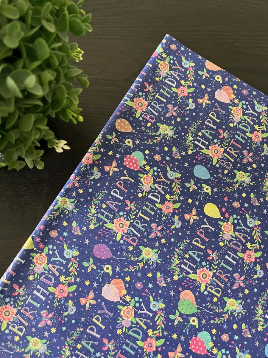 Papel De Regalo De Cumpleaños Con Temática Among Us - Hojas Premium Multicolor