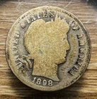 1898-O Barber Dime - Actual Coin Shown - Free Shipping & Tracking INV#107